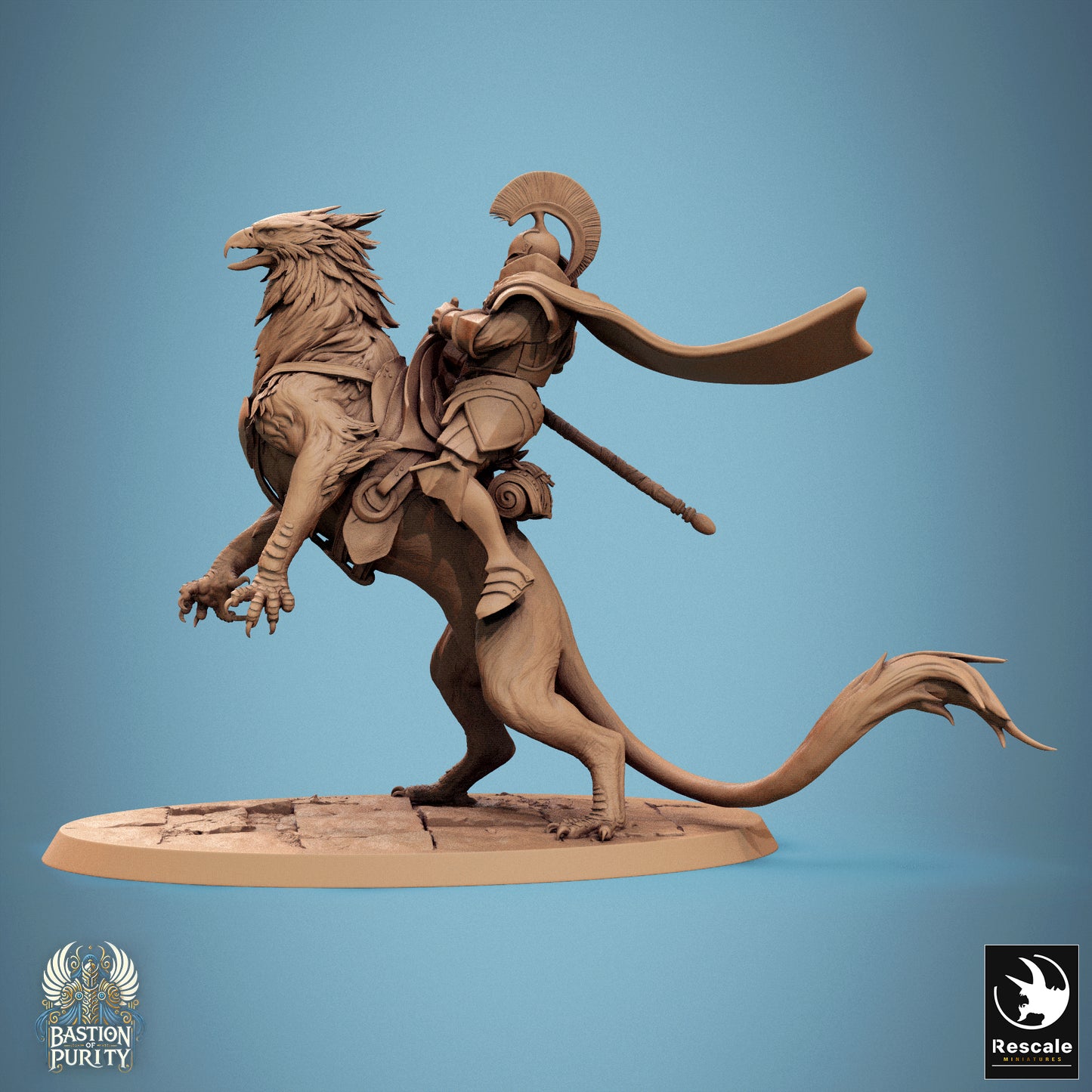 Rescale Miniatures (Lord of the Print) - Bastion of Purity - Gryph Riders 2024 September Release 35mm