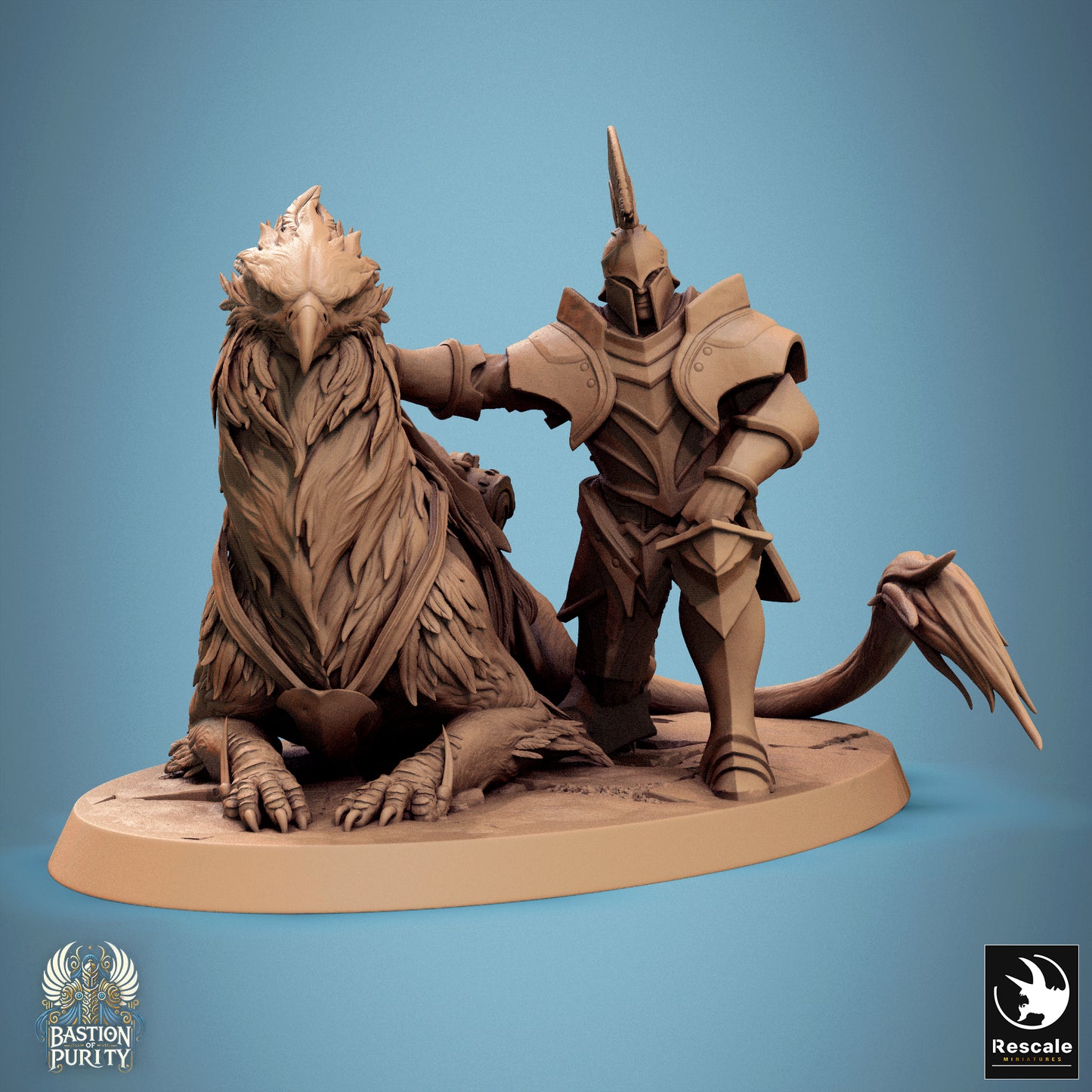 Rescale Miniatures (Lord of the Print) - Bastion of Purity - Gryph Riders 2024 September Release 35mm