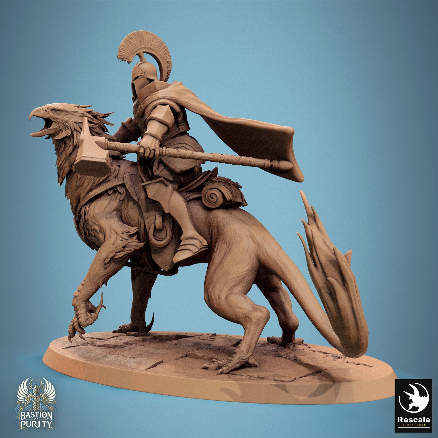 Rescale Miniatures (Lord of the Print) - Bastion of Purity - Gryph Riders 2024 September Release 35mm