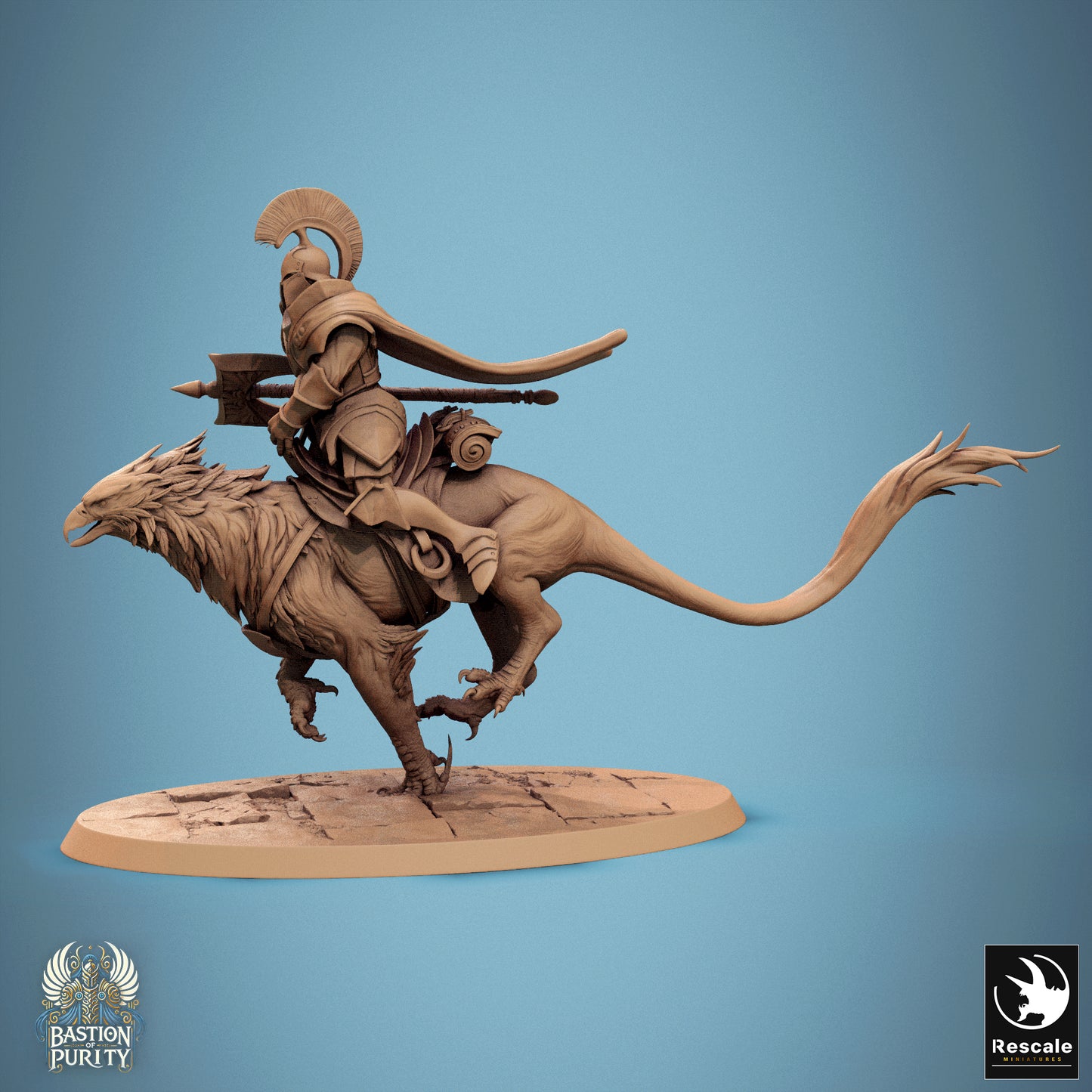 Rescale Miniatures (Lord of the Print) - Bastion of Purity - Gryph Riders 2024 September Release 35mm