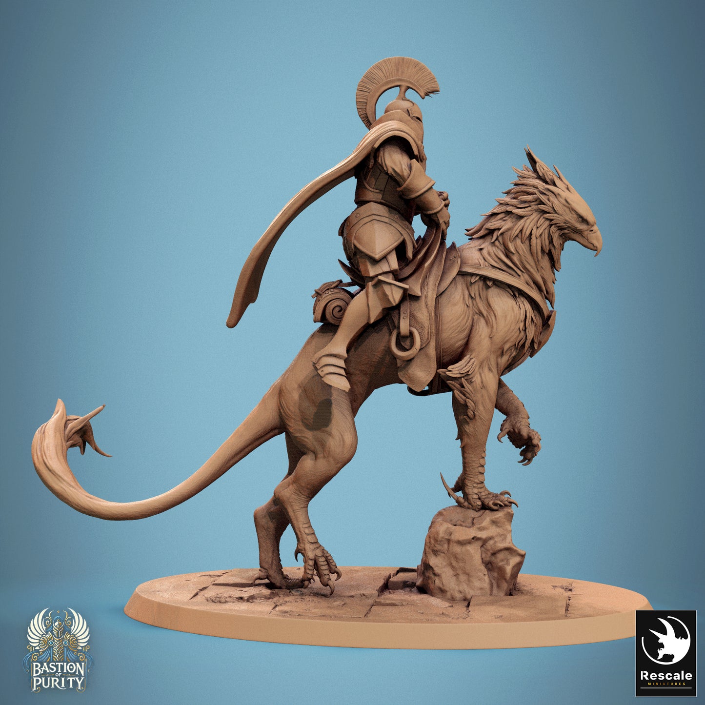 Rescale Miniatures (Lord of the Print) - Bastion of Purity - Gryph Riders 2024 September Release 35mm