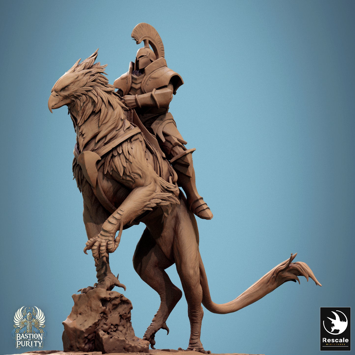 Rescale Miniatures (Lord of the Print) - Bastion of Purity - Gryph Riders 2024 September Release 35mm