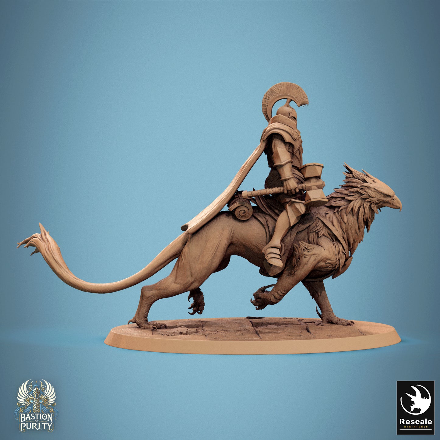 Rescale Miniatures (Lord of the Print) - Bastion of Purity - Gryph Riders 2024 September Release 35mm