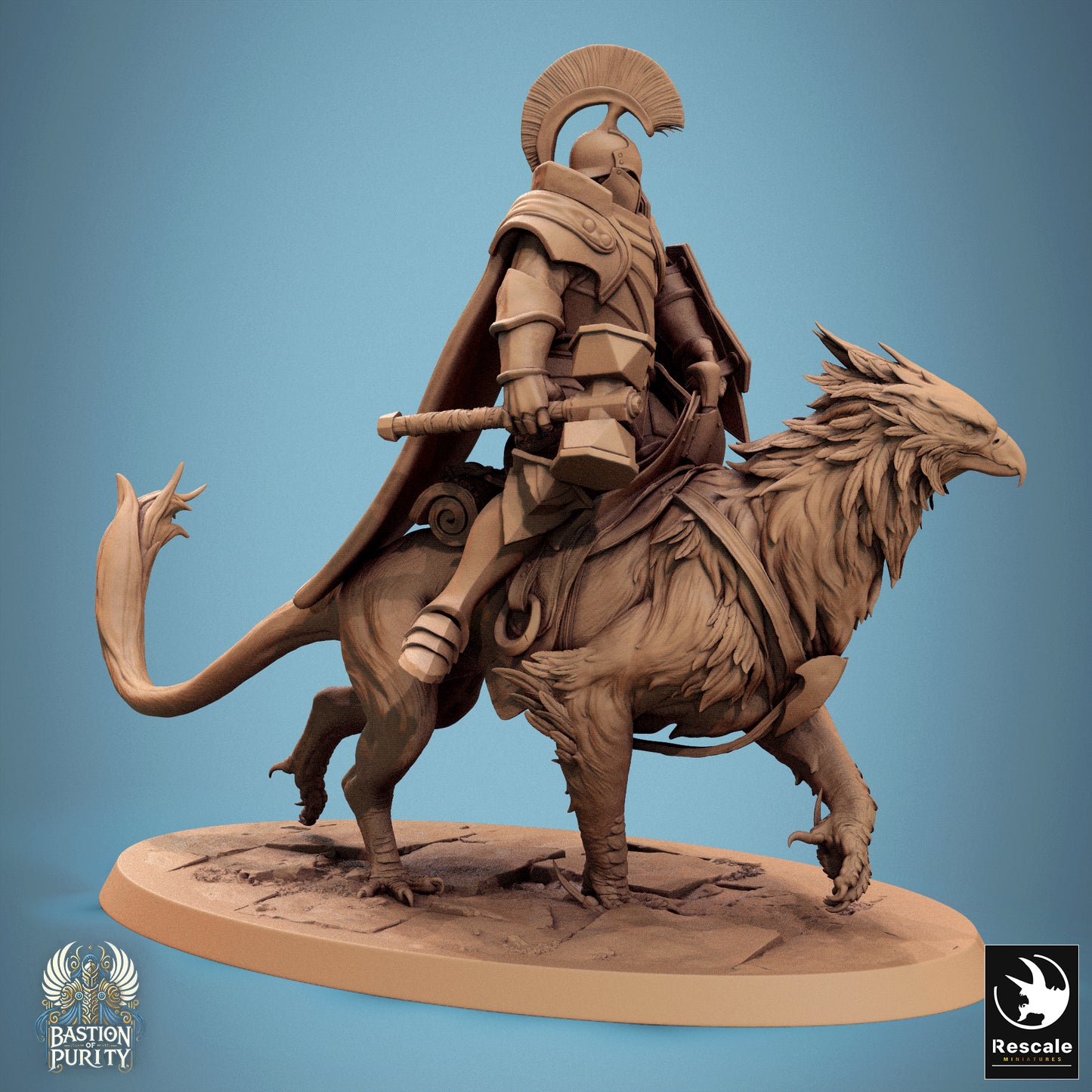 Rescale Miniatures (Lord of the Print) - Bastion of Purity - Gryph Riders 2024 September Release 35mm