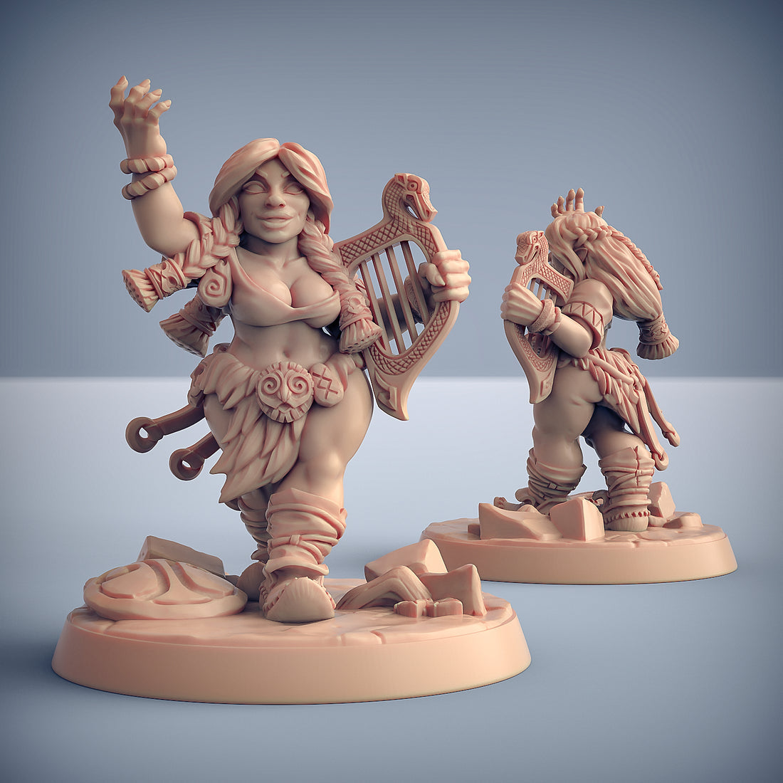 Artisan Guild - Gudrun the Skald Pinup - Dwarven Mountaineers of Skutagaard 2022 April