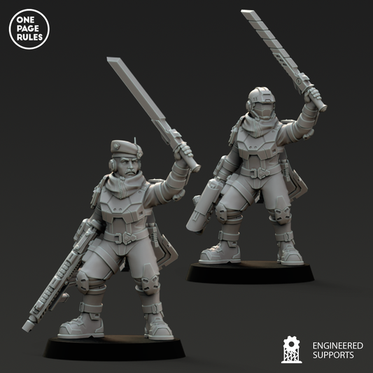 One Page Rules - Company Leader - HDF Human Defense Force 2024 October