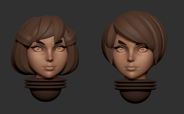 Minigames Miniatures - Anime Heads ,Adepta Sororita - Warhammer 40K