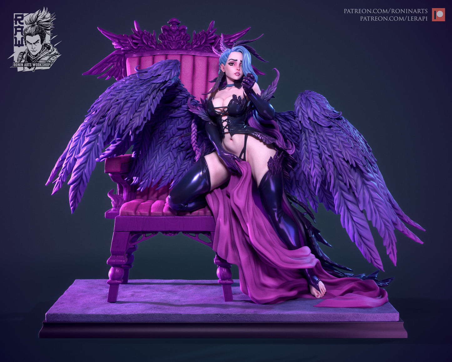 Ronin Arts - Lilim The Fallen Angel, Pin Up