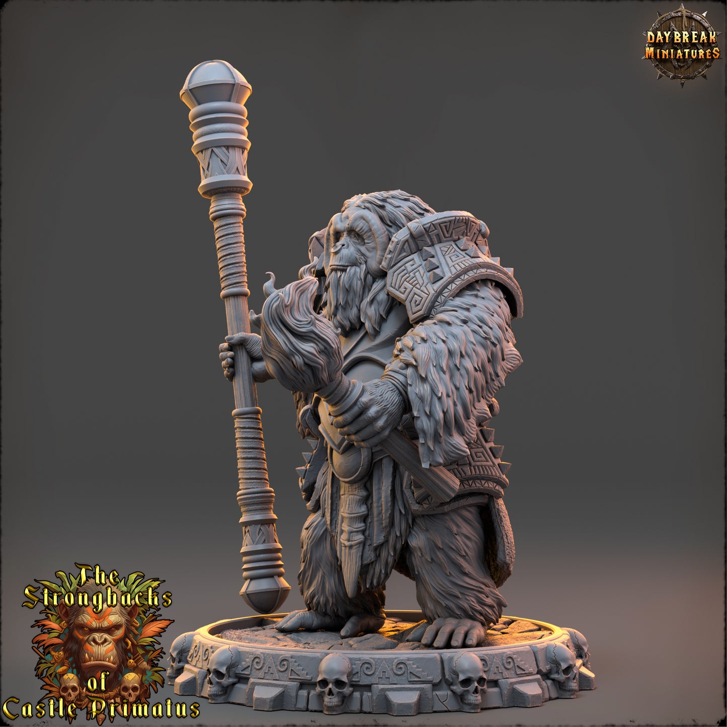 Daybreak Miniatures - Hral Fyrnax - The Strongbacks of Castle Primatus 2024 November