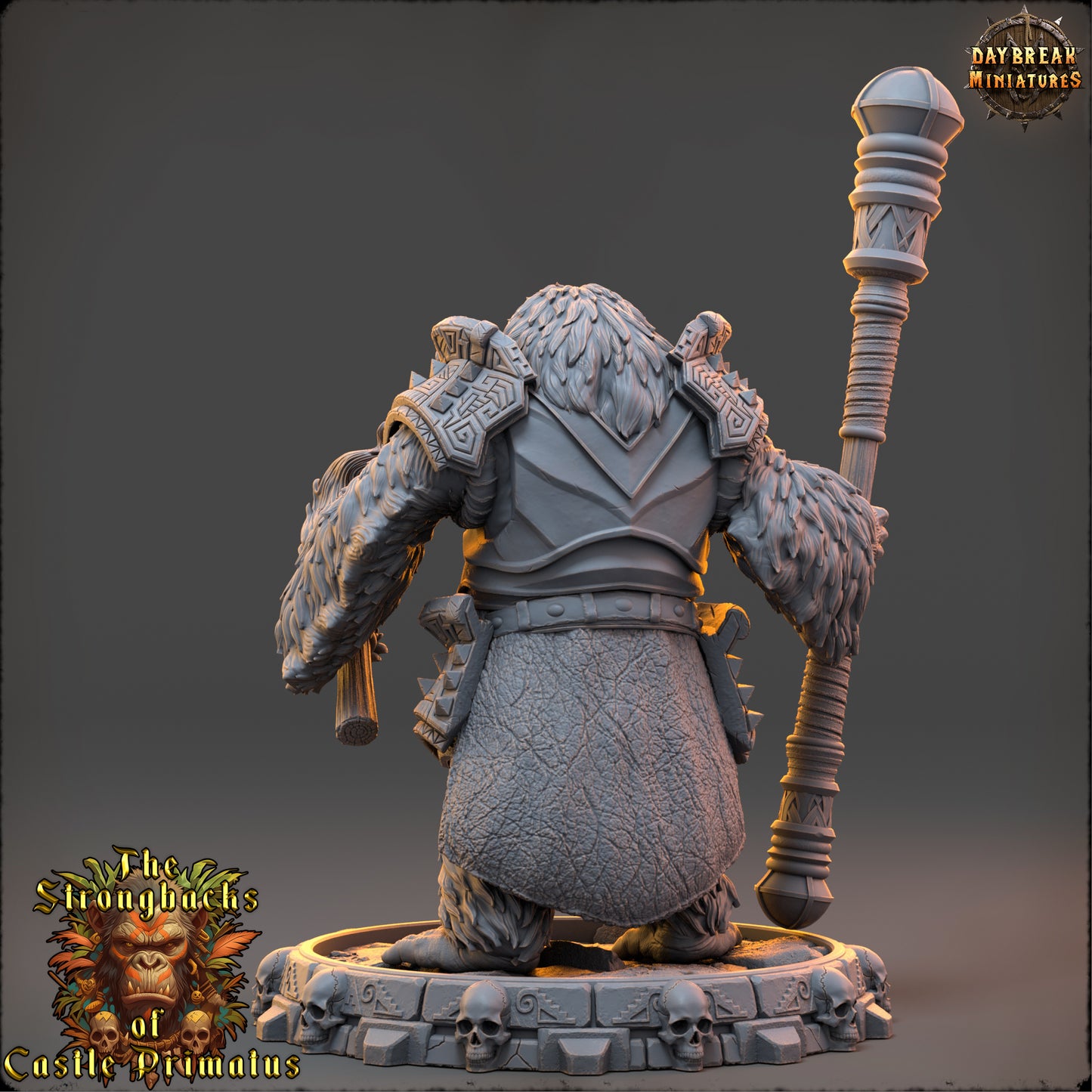 Daybreak Miniatures - Hral Fyrnax - The Strongbacks of Castle Primatus 2024 November