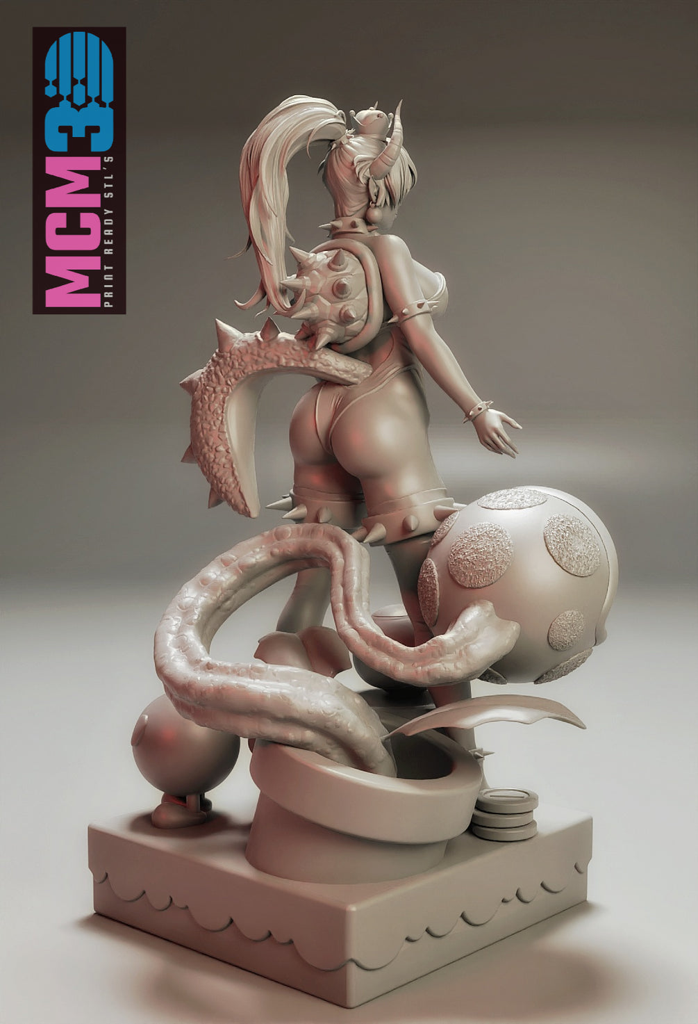 MCM3D - Bowsette, Super Mario 2025 January