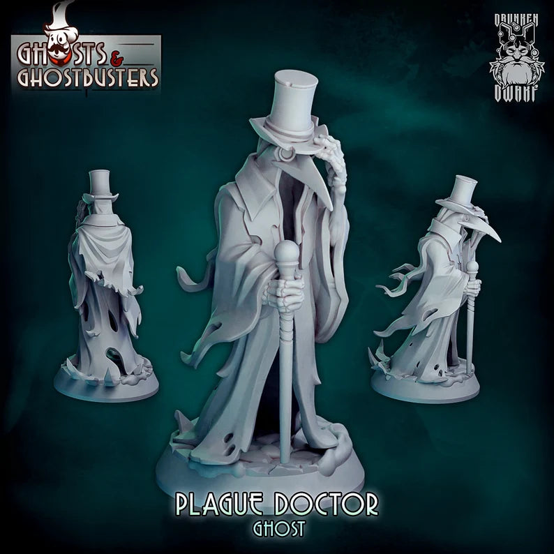 Drunken Dwarf -  Plague Doctor Ghost - Ghost & ghostbusters 2021 September Release