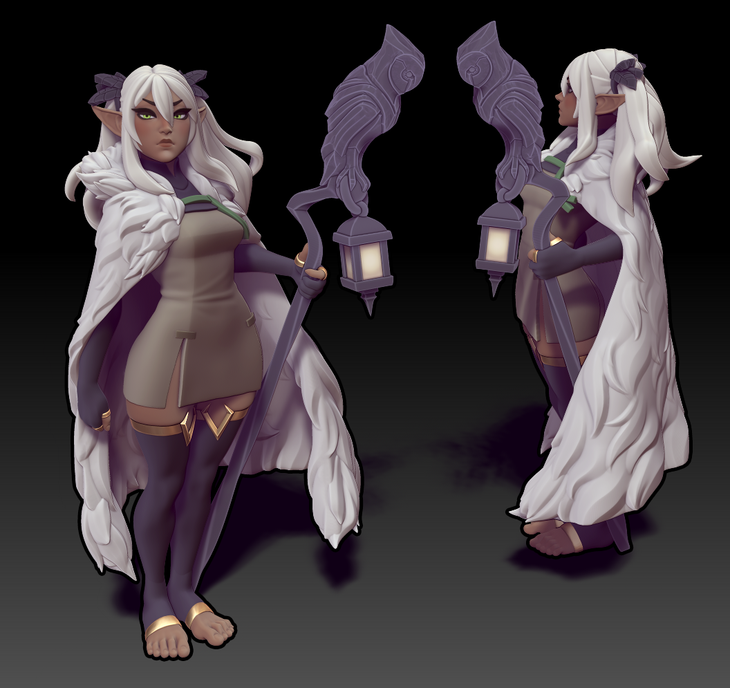Twin Goddess Miniatures - Yaen Elven Sorcereor - 2025 March