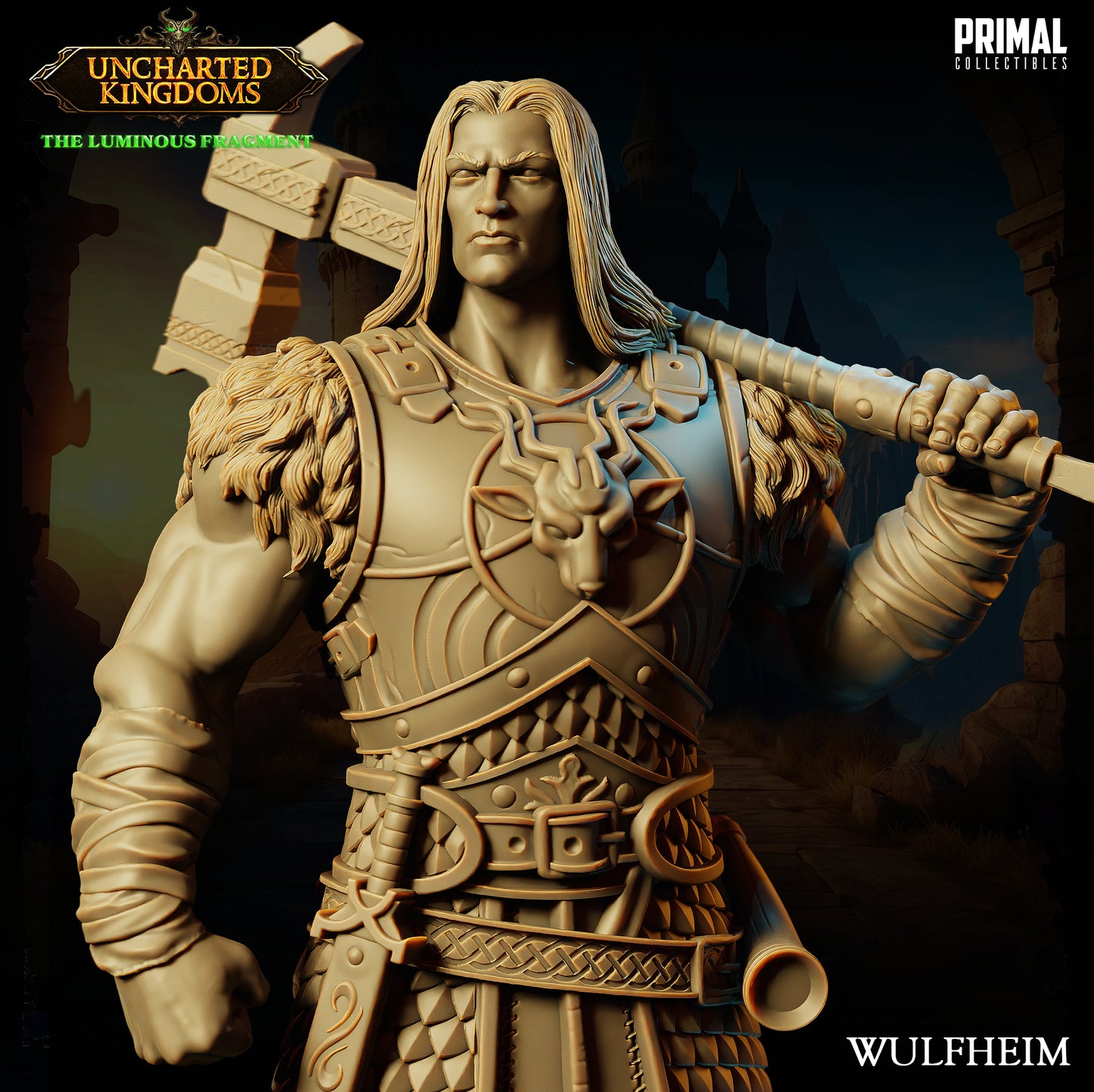 Primal Collectibles - Wulfheim Wulfgar, Human Barbarian - UK The Louminus Fragment 2024 March