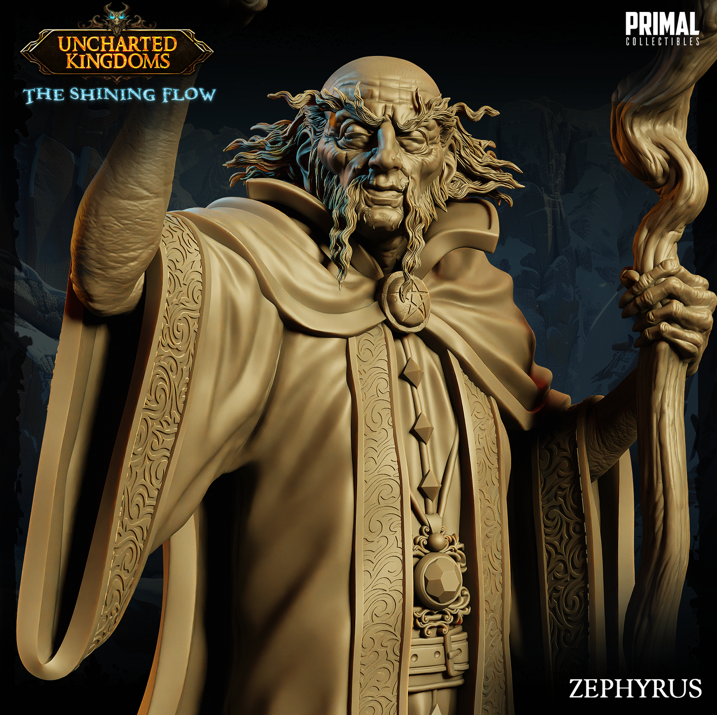 Primal Collectibles - Zephyrus, Human WIzard - UK The Shining Flow 2024 June