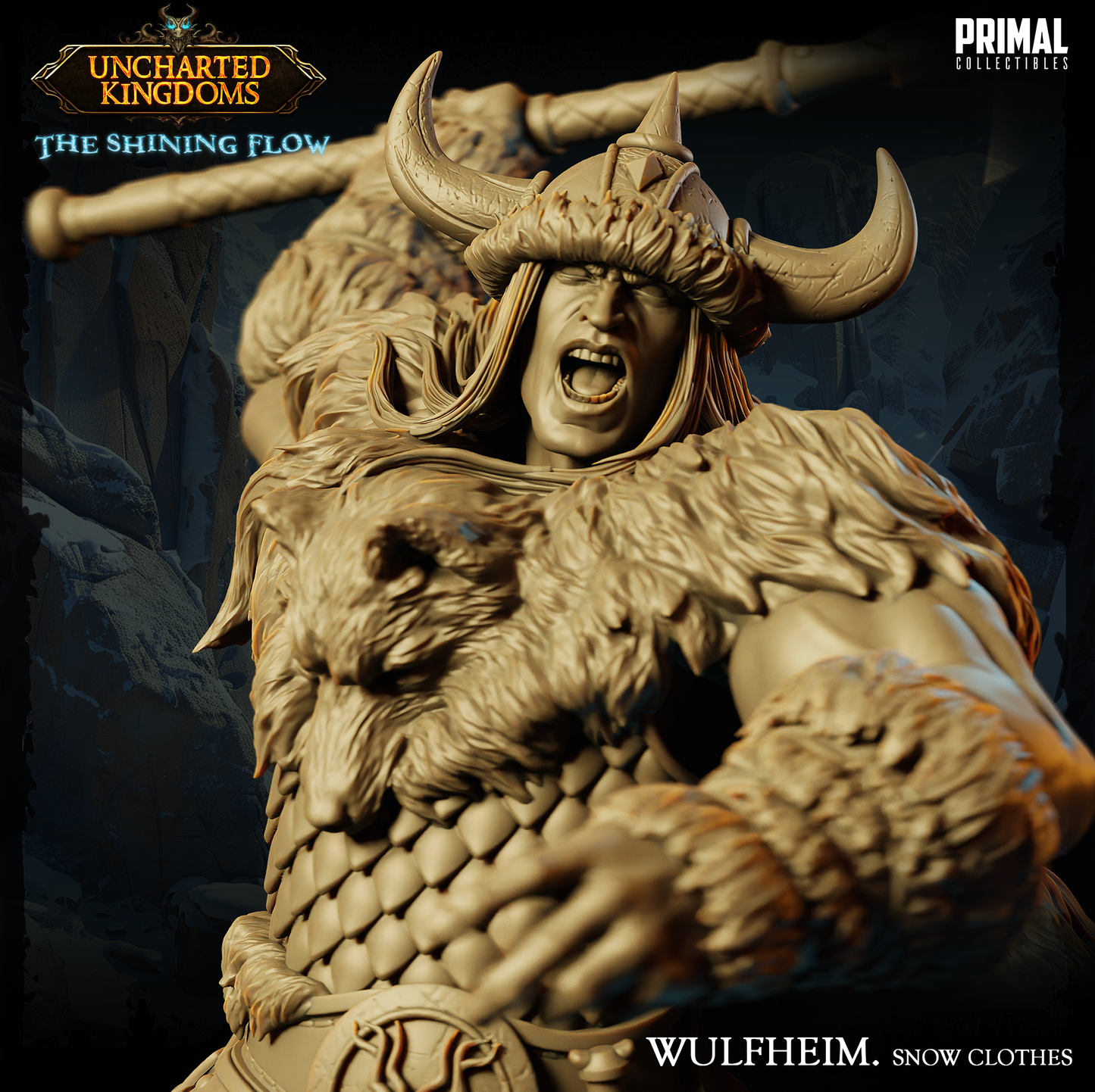 Primal Collectibles - Wulfgar Wulfheim, Human Barbarian - UK The Shining Flow 2024 June