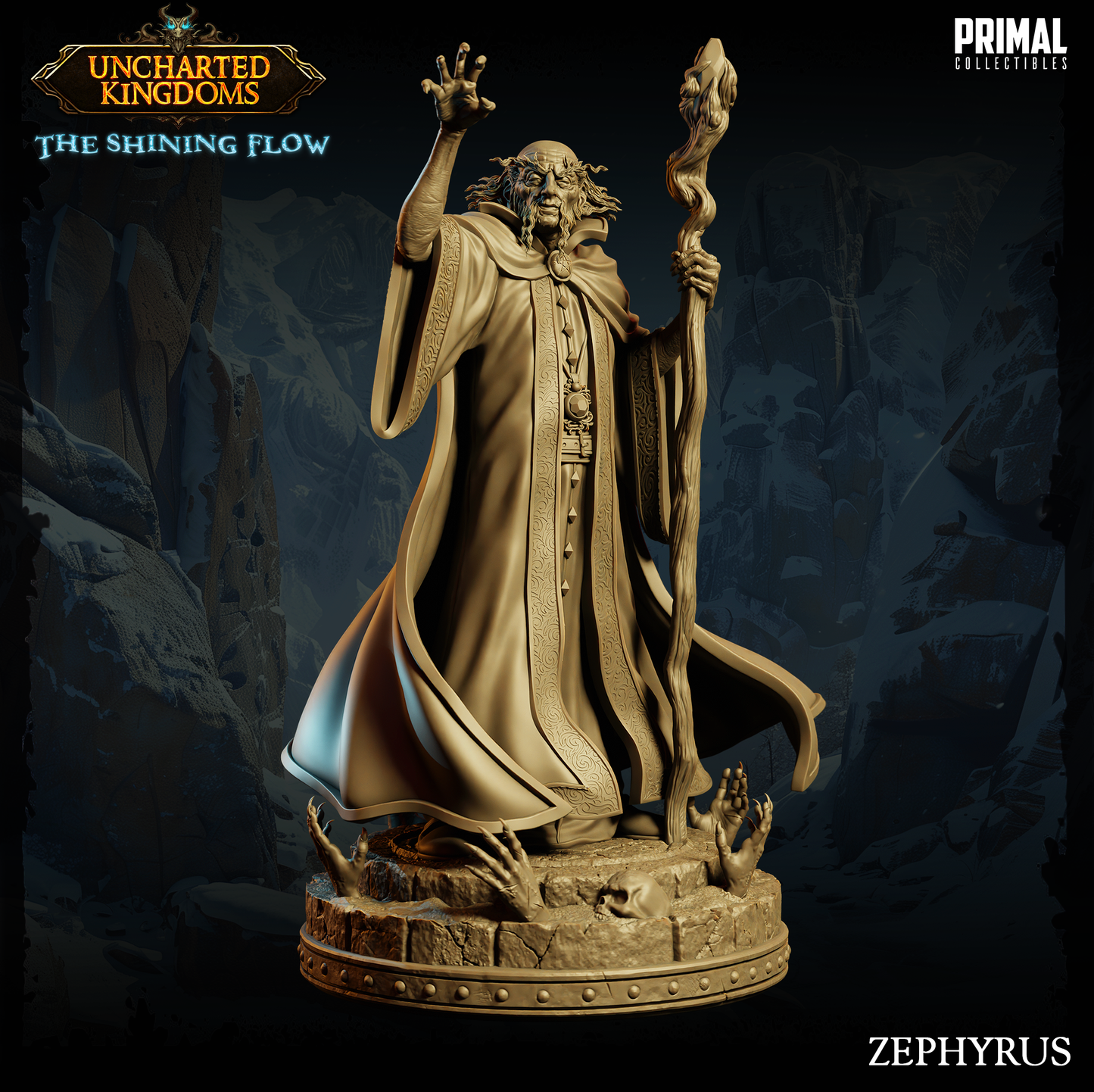 Primal Collectibles - Zephyrus, Human WIzard - UK The Shining Flow 2024 June