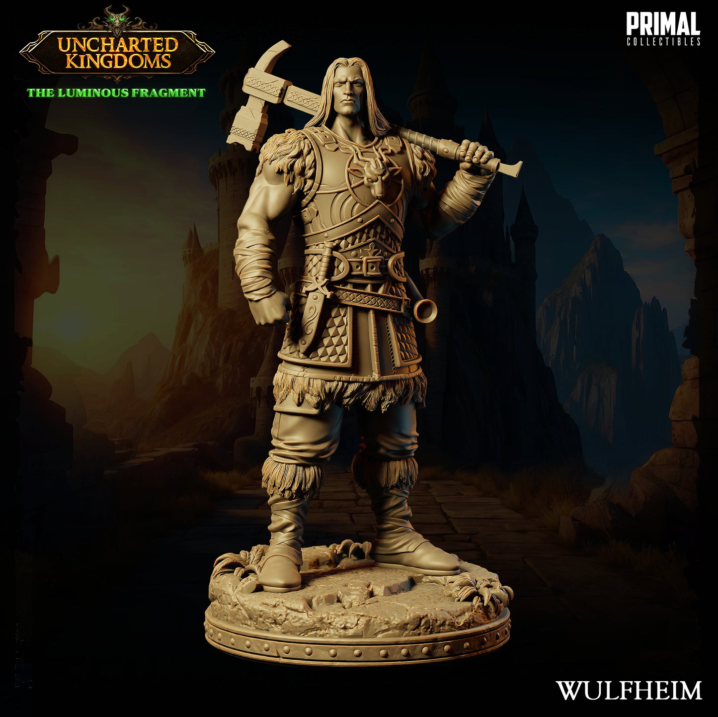 Primal Collectibles - Wulfheim Wulfgar, Human Barbarian - UK The Louminus Fragment 2024 March