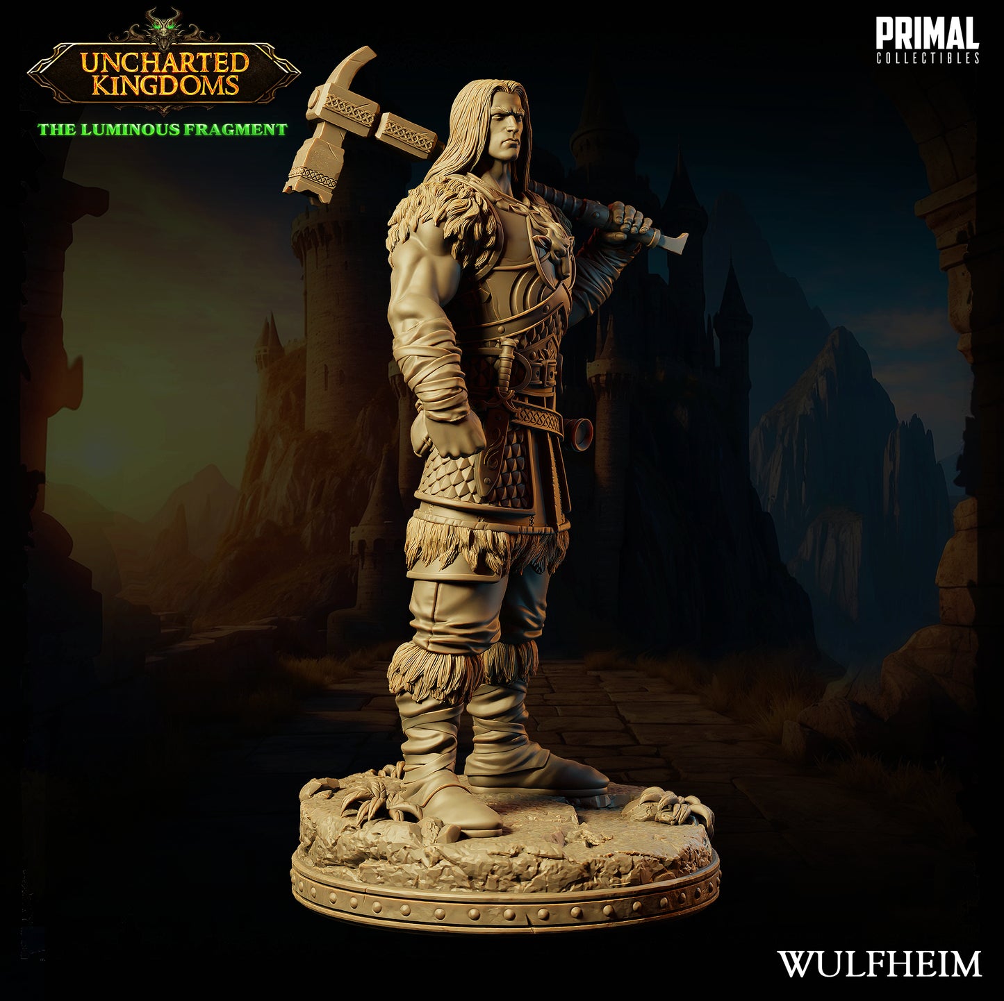 Primal Collectibles - Wulfheim Wulfgar, Human Barbarian - UK The Louminus Fragment 2024 March