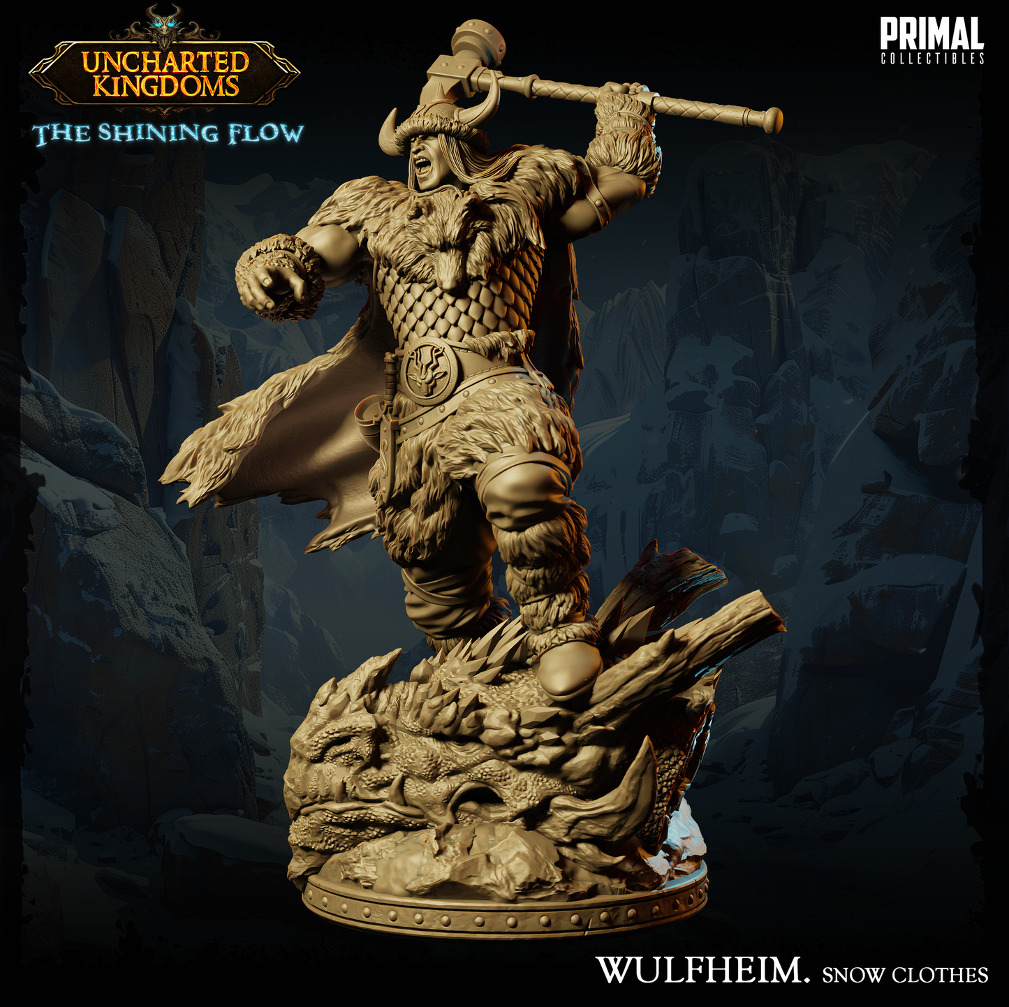 Primal Collectibles - Wulfgar Wulfheim, Human Barbarian - UK The Shining Flow 2024 June