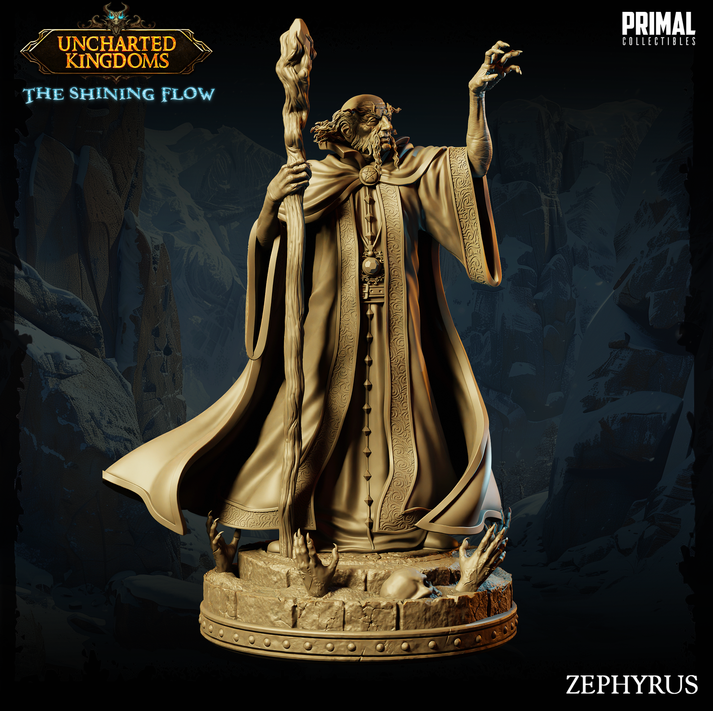 Primal Collectibles - Zephyrus, Human WIzard - UK The Shining Flow 2024 June