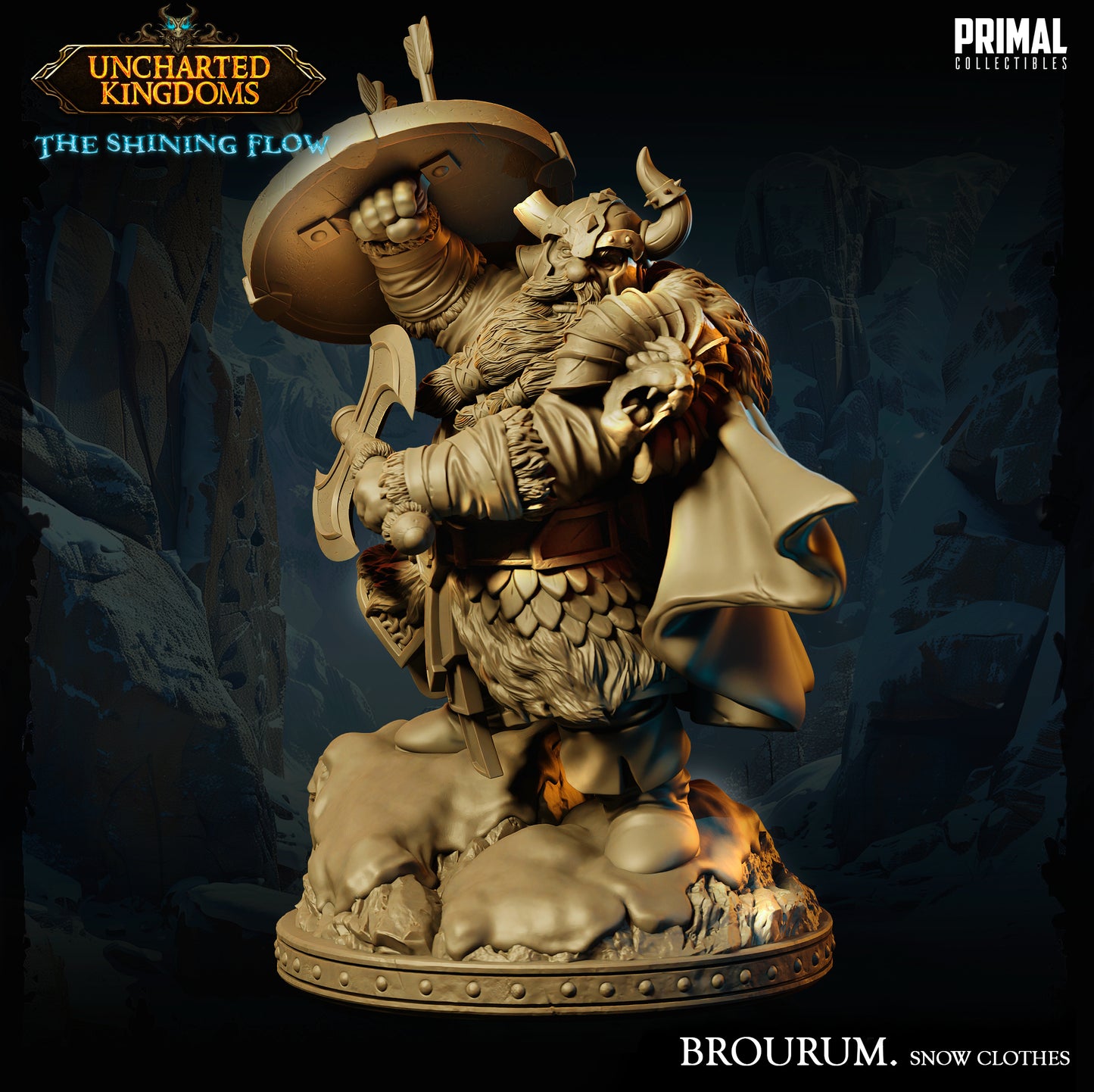 Primal Collectibles - Dwarf Bruenor Battlehammer Snow Clothes - UK The Shining Flow 2024 May