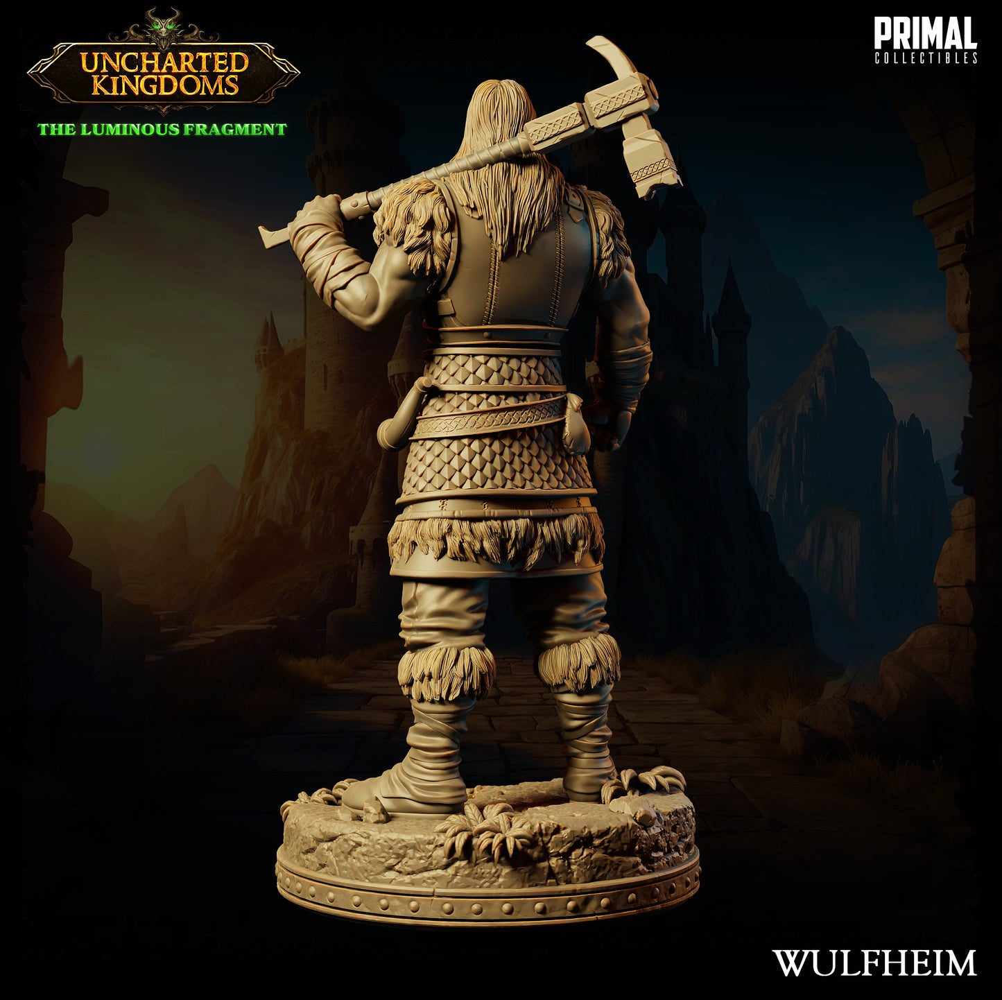 Primal Collectibles - Wulfheim Wulfgar, Human Barbarian - UK The Louminus Fragment 2024 March