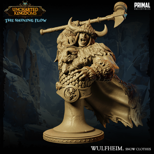 Primal Collectibles - Wulfheim Snow Clothes, Bust - Uncharted Kingdoms The Shining Flow B 2024 June