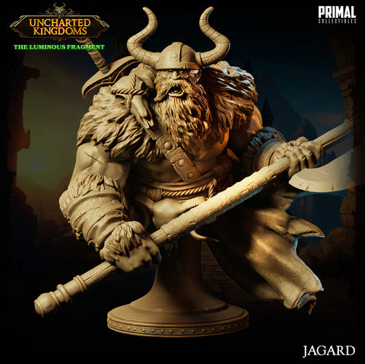 Primal Collectibles - King Jagard, Human Barbarian Bust - UK The Louminus Fragment 2024 March