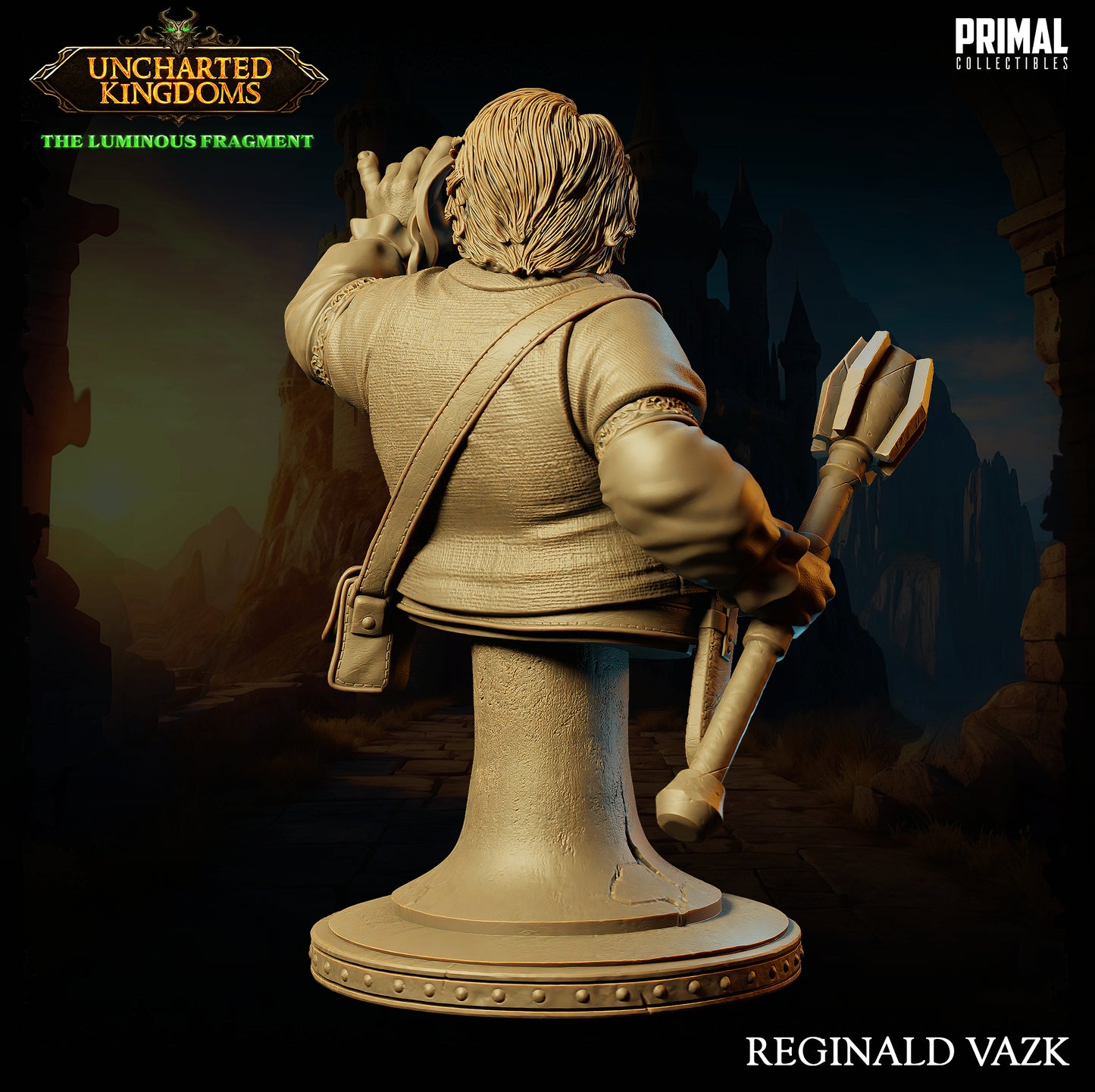 Primal Collectibles - Regis Vazk, Halfing Rogue Bust  - UK The Louminus Fragment 2024 April