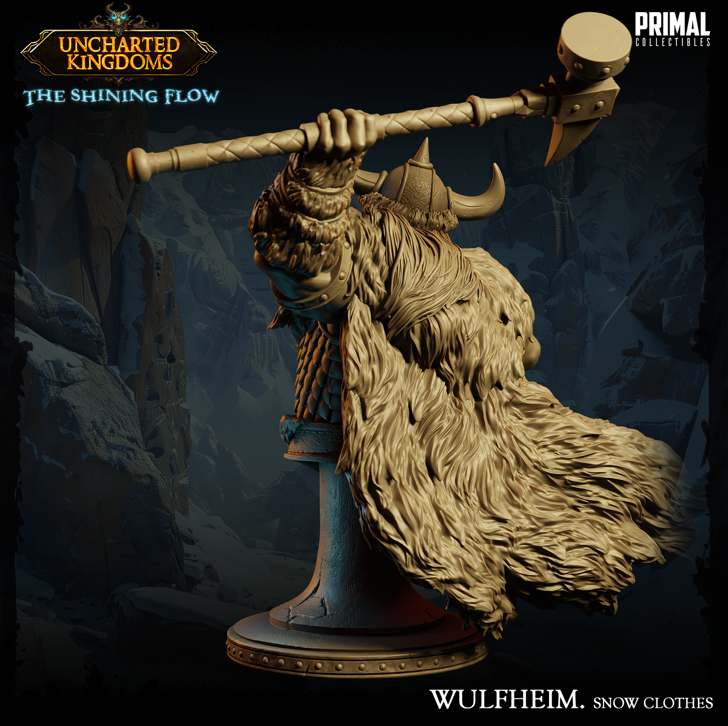 Primal Collectibles - Wulfgar Wulfheim, Human Barbarian Bust - UK The Shining Flow 2024 June