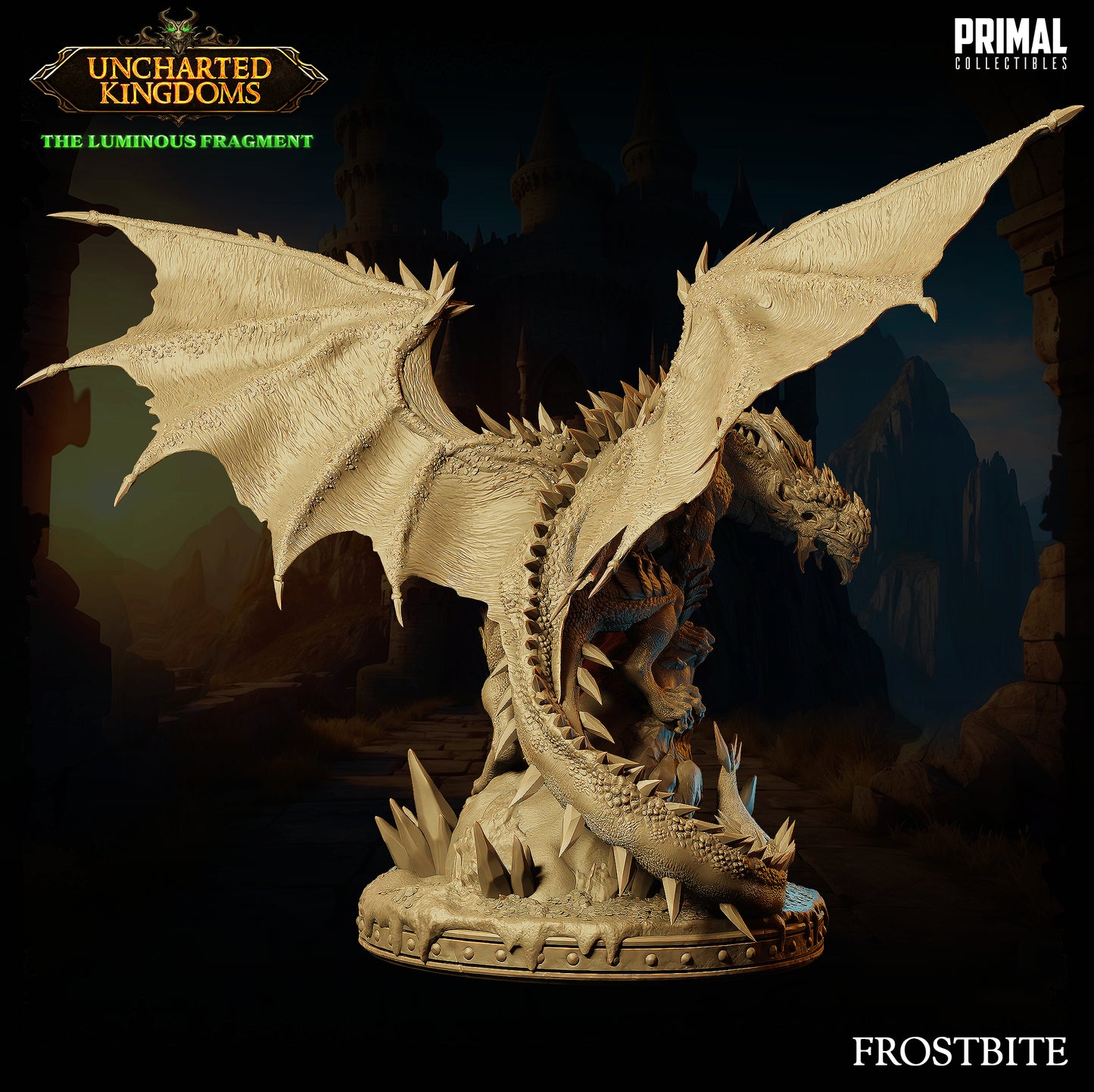 Primal Collectibles - Frostbite, Ice Dragon (Gargantuan) - UK The Louminus Fragment 2024 March