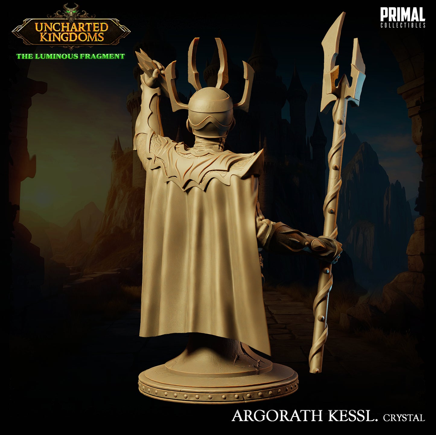 Primal Collectibles - Agorath Kessl, Dark Wizard Bust - UK The Louminus Fragment 2024 April