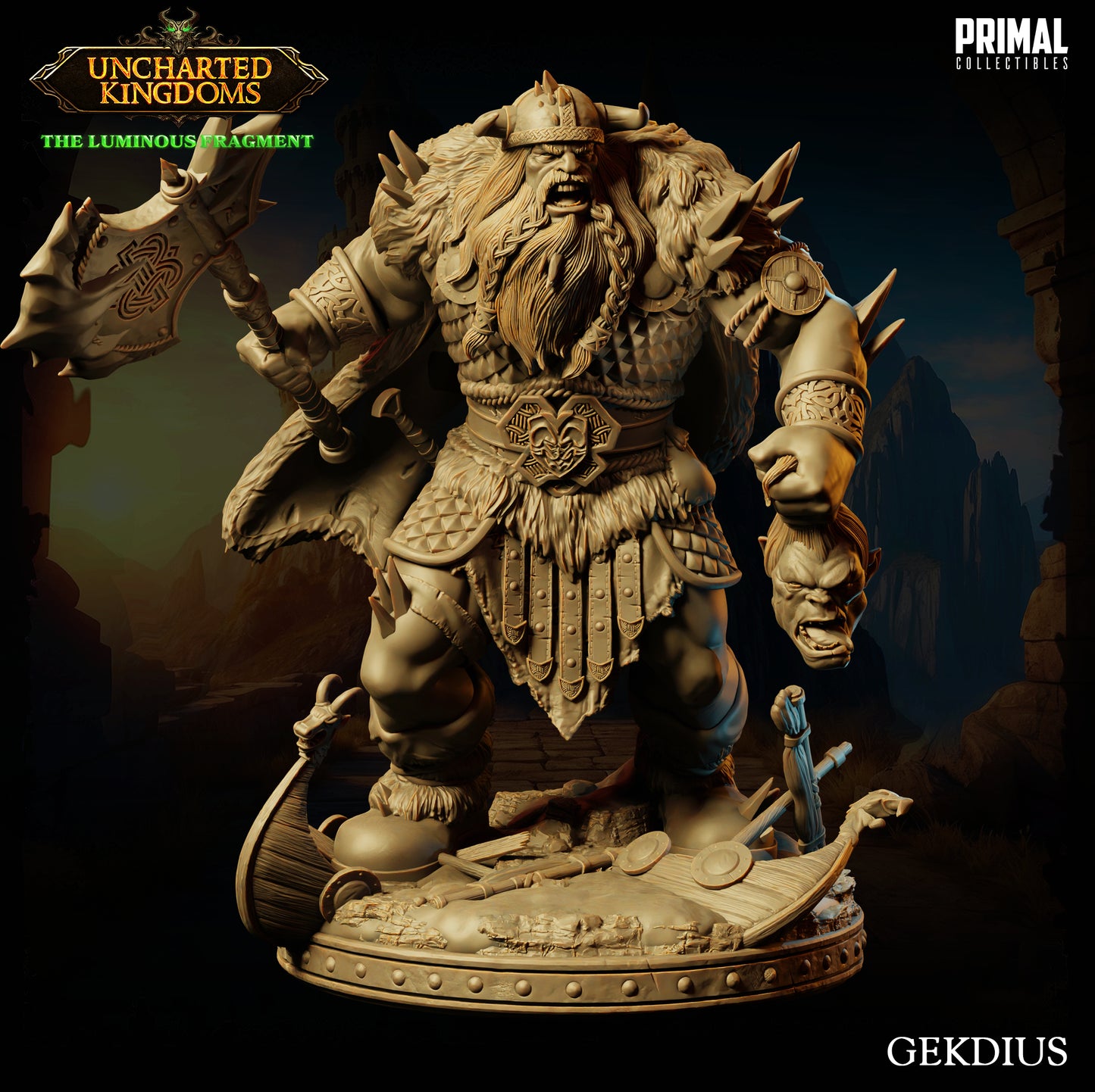 Primal Collectibles - Gekdius, Frost Giant (Huge) - UK The Louminus Fragment 2024 March