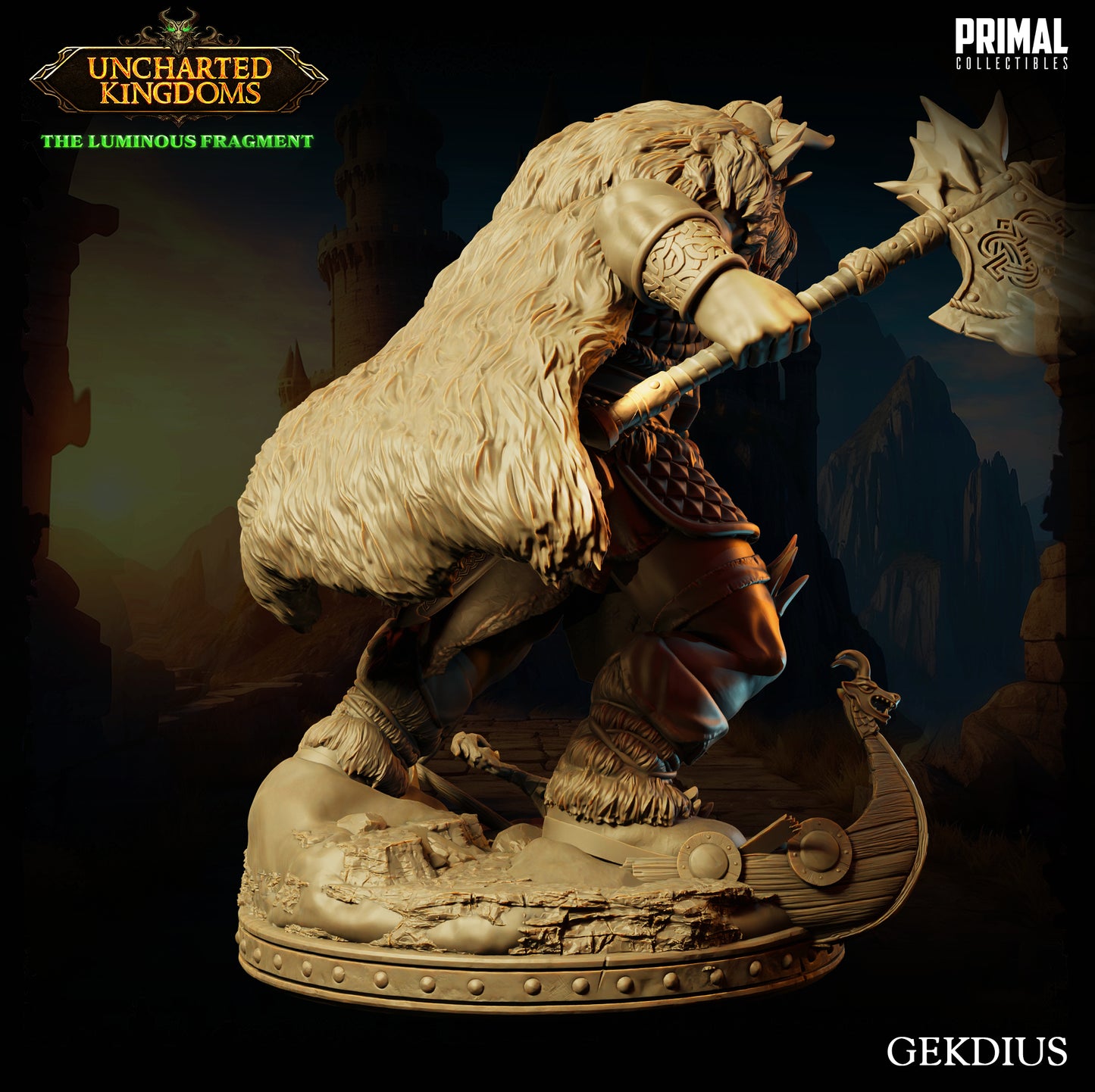 Primal Collectibles - Gekdius, Frost Giant (Huge) - UK The Louminus Fragment 2024 March