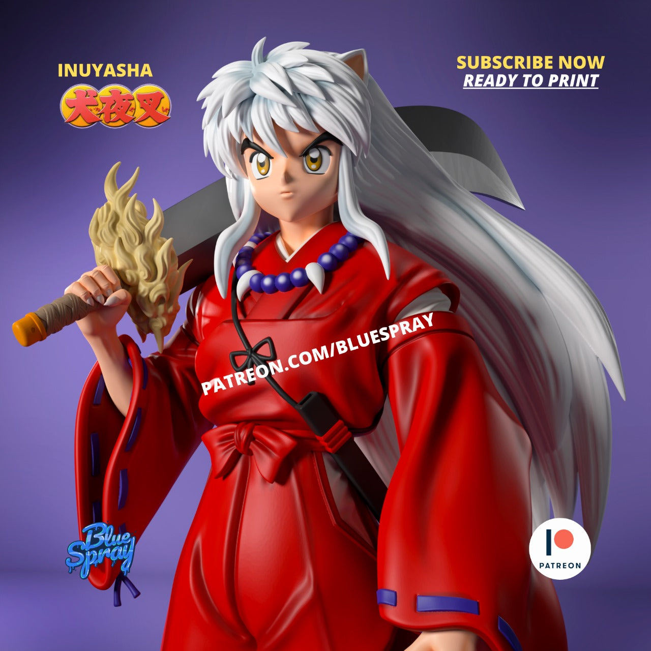 Blue Spray - Inuyasha