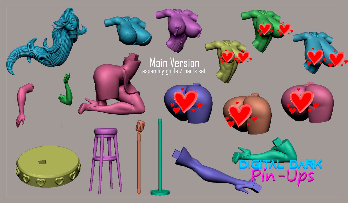 Digital Dark Pin Ups - Jessica Rabbitt