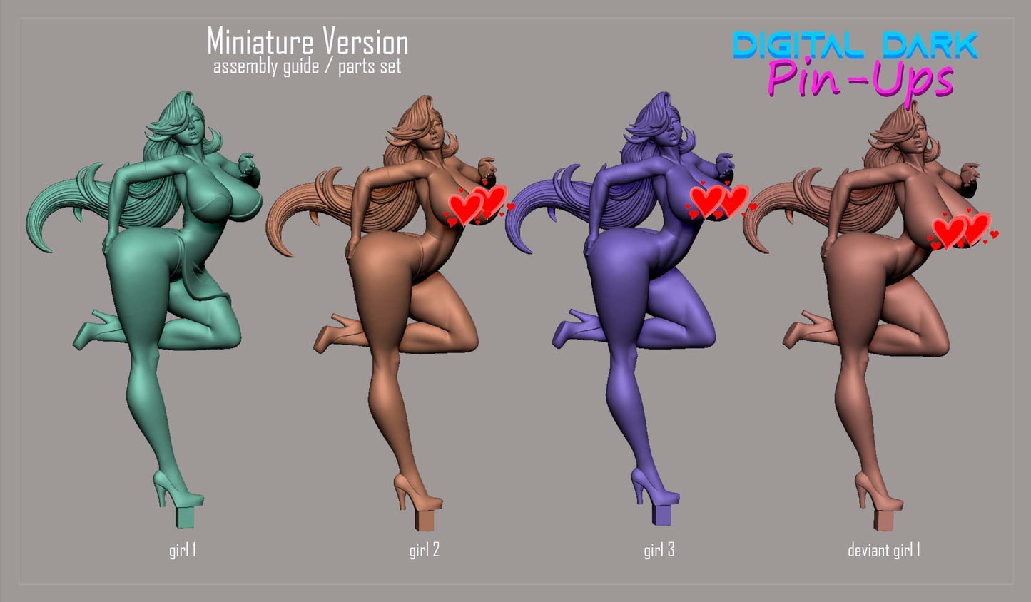 Digital Dark Pin Ups - Jessica Rabbitt