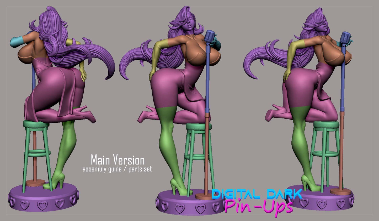 Digital Dark Pin Ups - Jessica Rabbitt