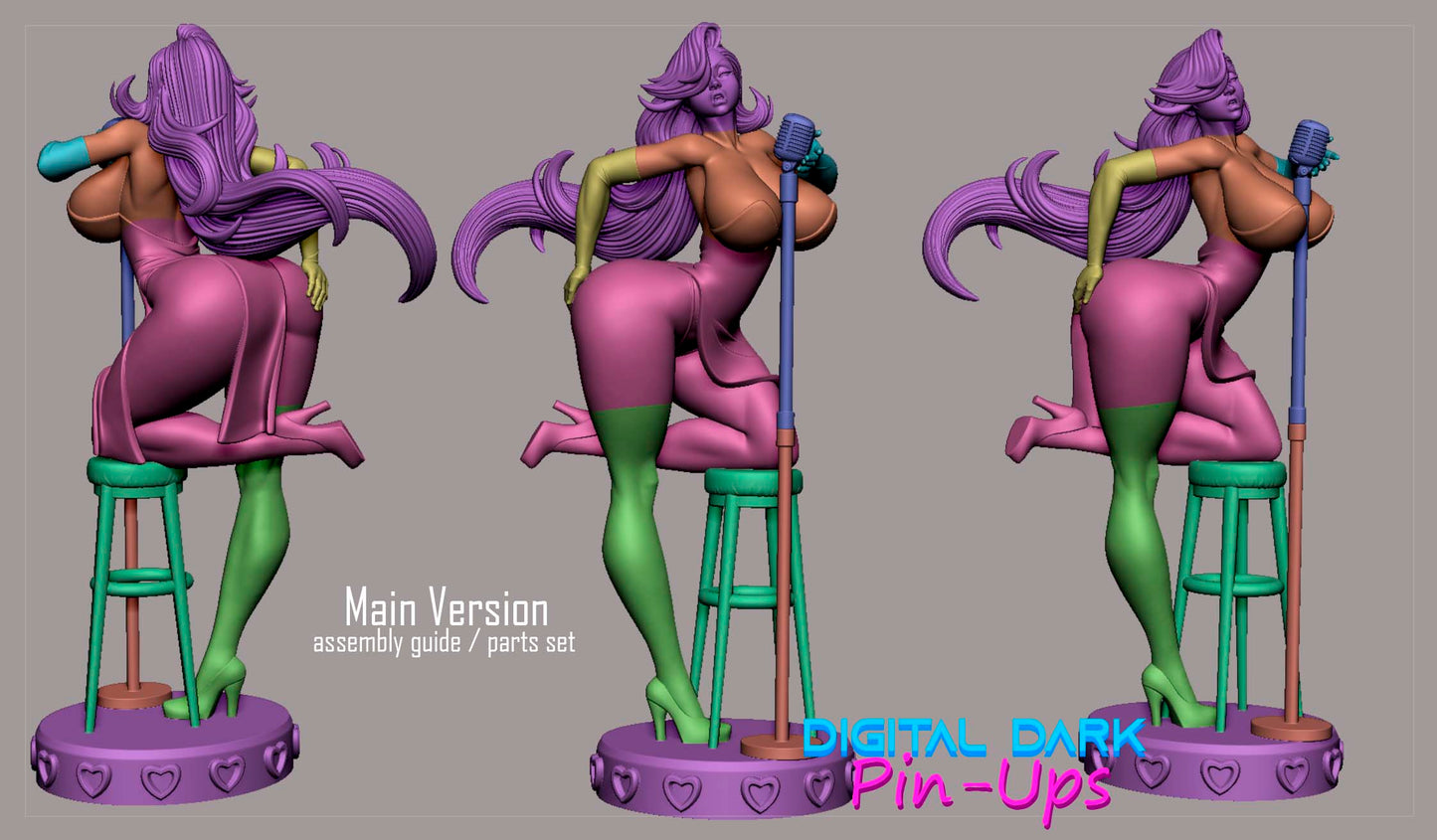 Digital Dark Pin Ups - Jessica Rabbitt