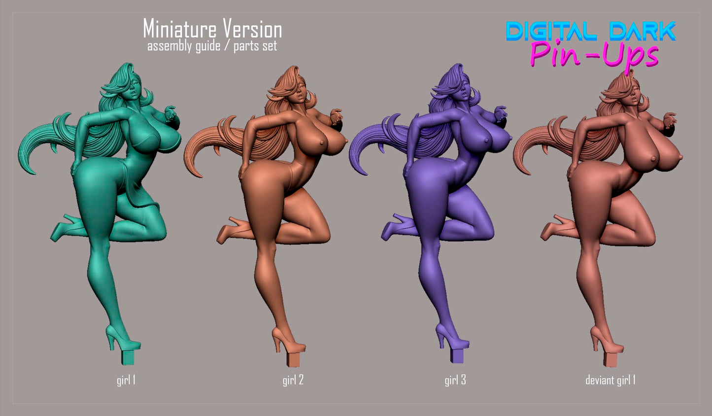 Digital Dark Pin Ups - Jessica Rabbitt