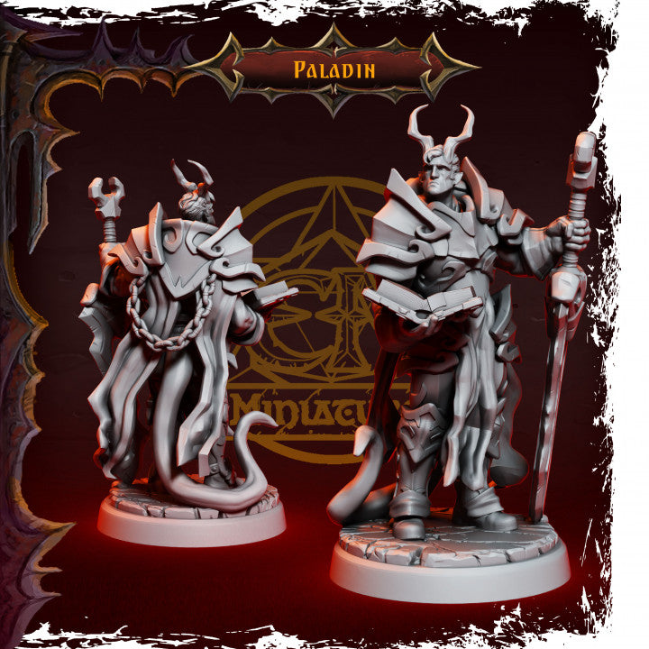 Epic Adventure Miniatures - Infernal Tiefling Heroes 35mm