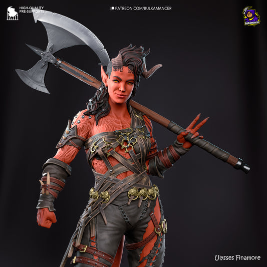 Bulkamancer - Karlach, Tiefling barbarian - Baldurs Gate 3