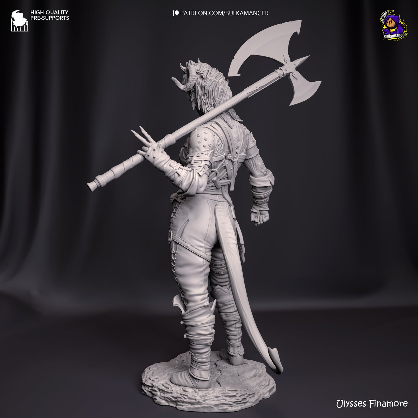 Bulkamancer - Karlach, Tiefling barbarian - Baldurs Gate 3