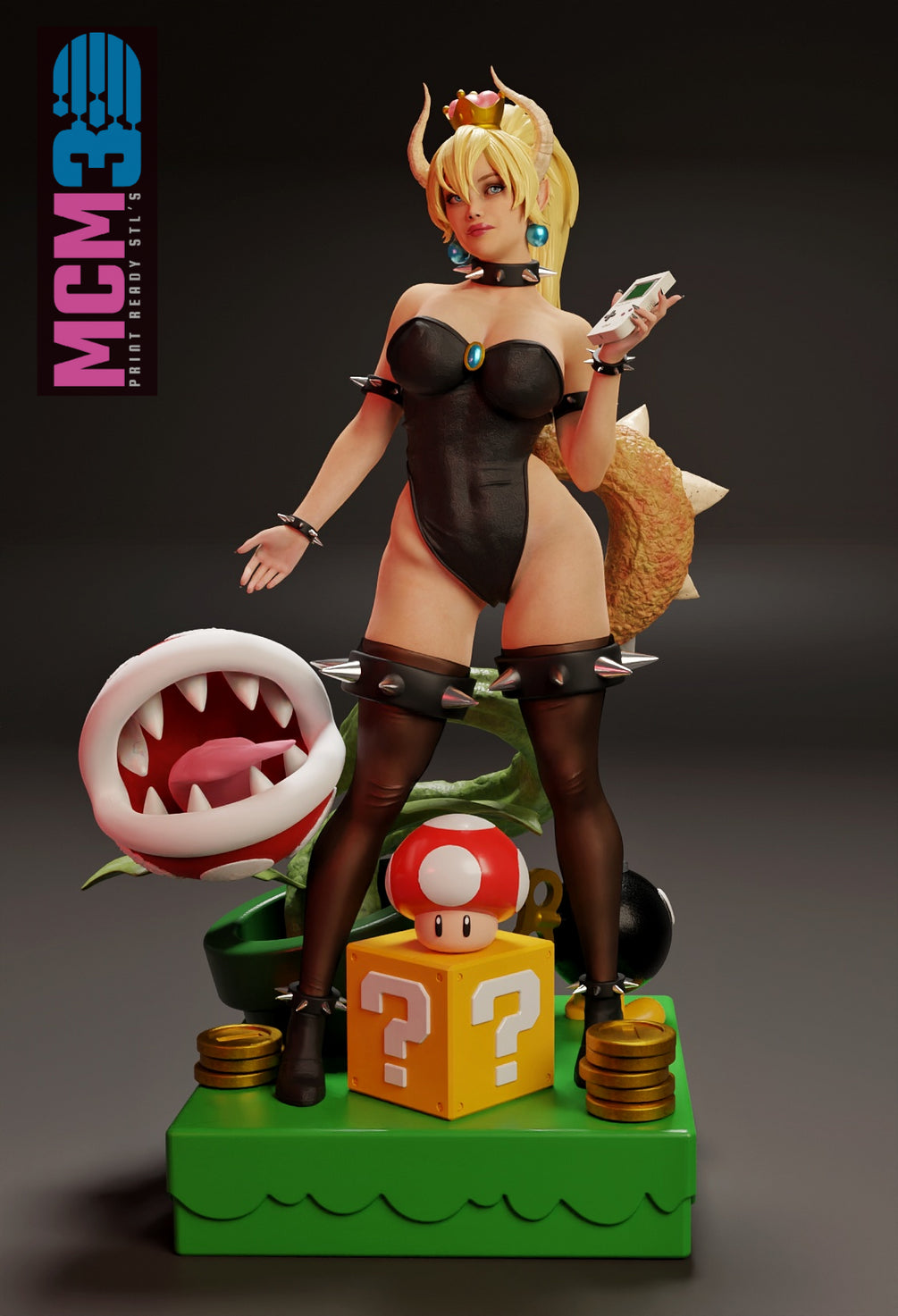 MCM3D - Bowsette, Super Mario 2025 January