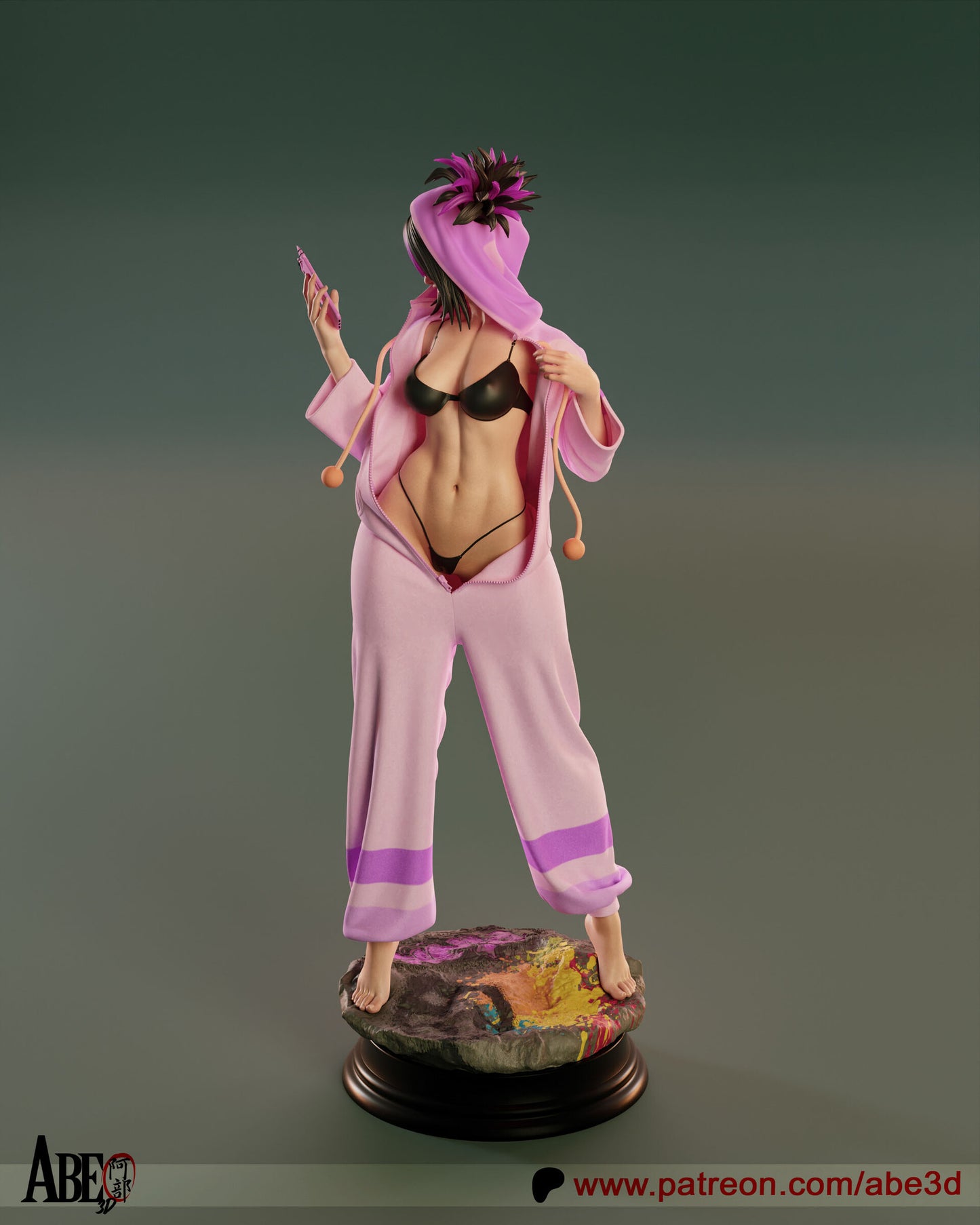 ABE3D -  Juri Han Pajamas, Street Fighter
