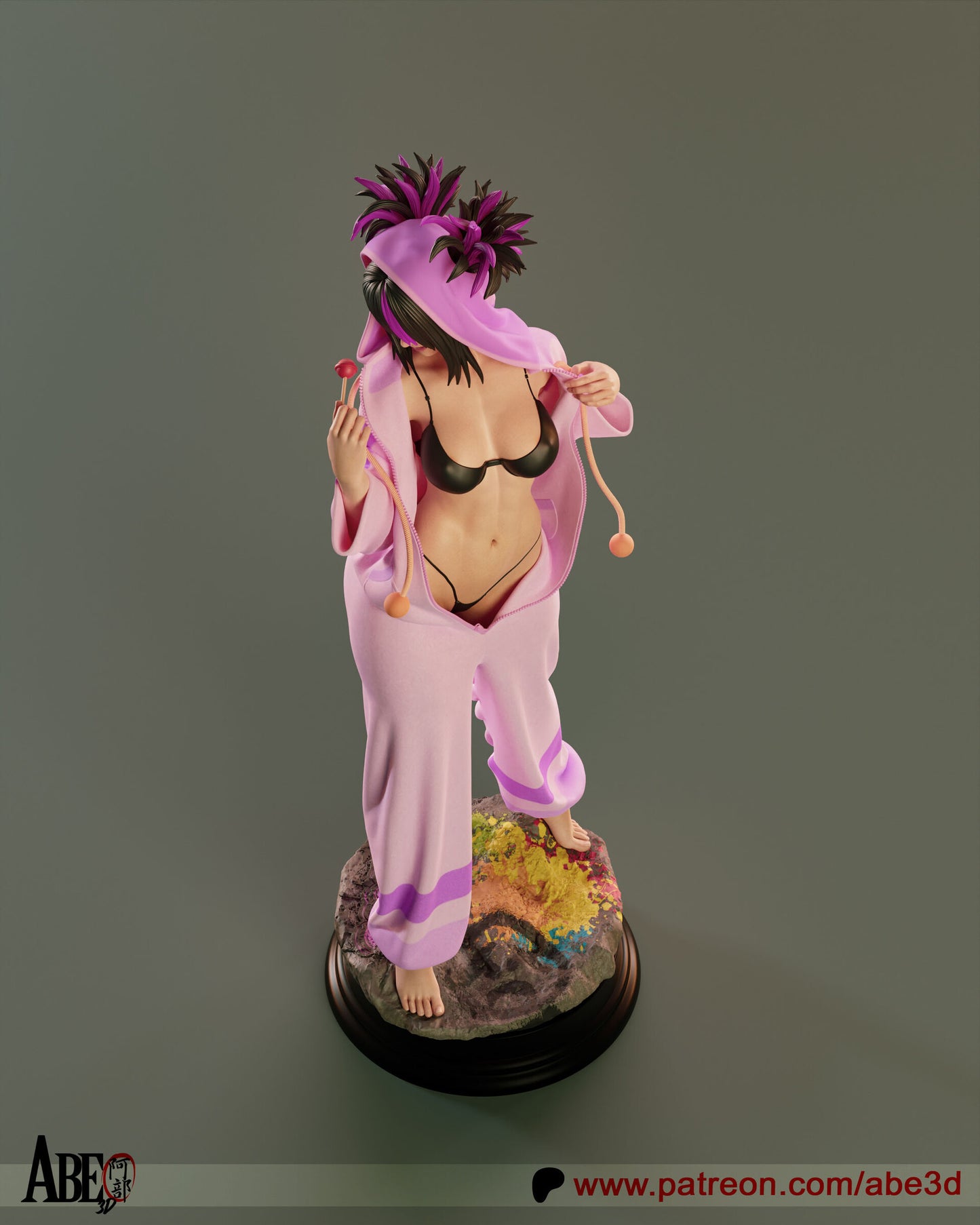 ABE3D -  Juri Han Pajamas, Street Fighter
