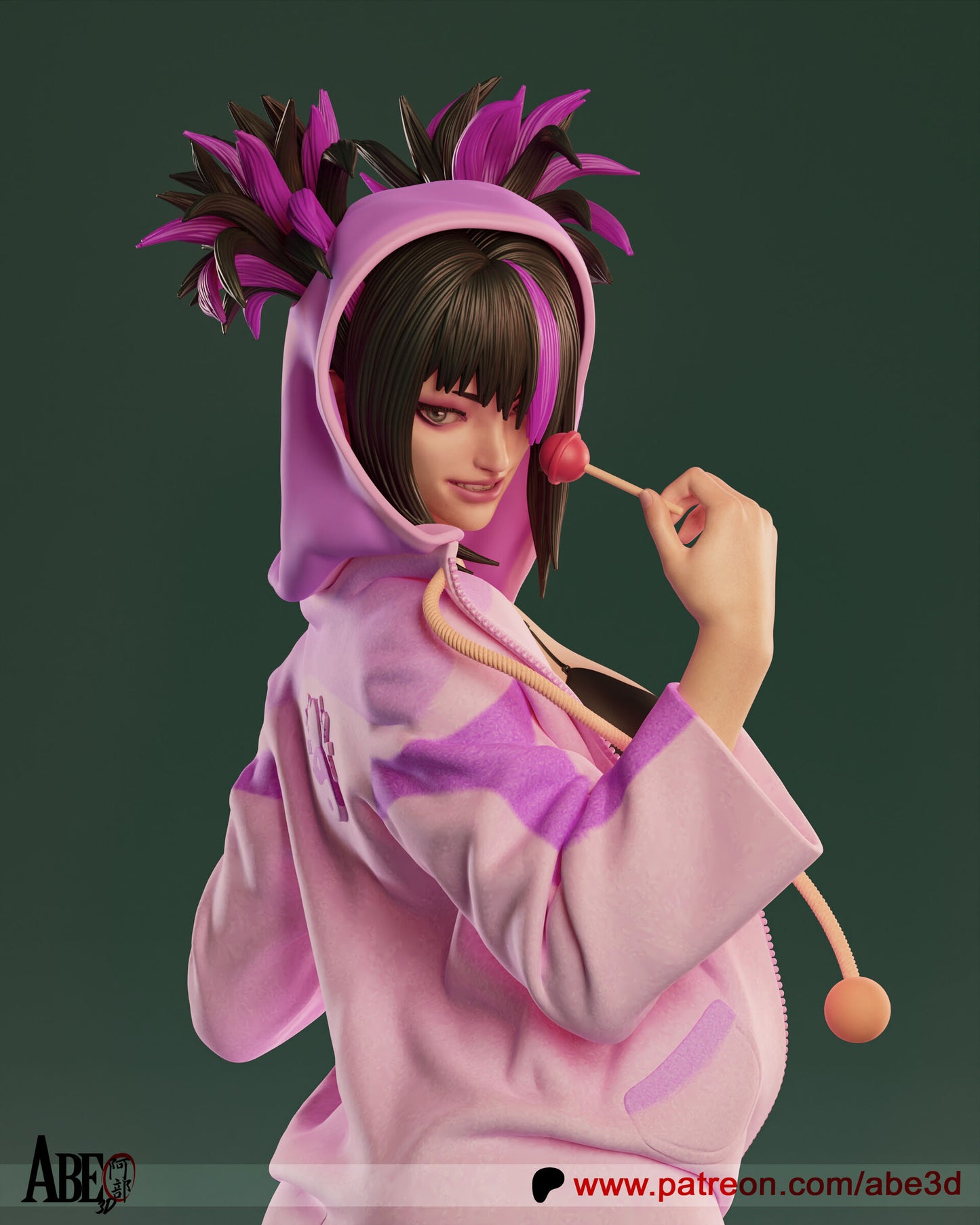 ABE3D -  Juri Han Pajamas, Street Fighter