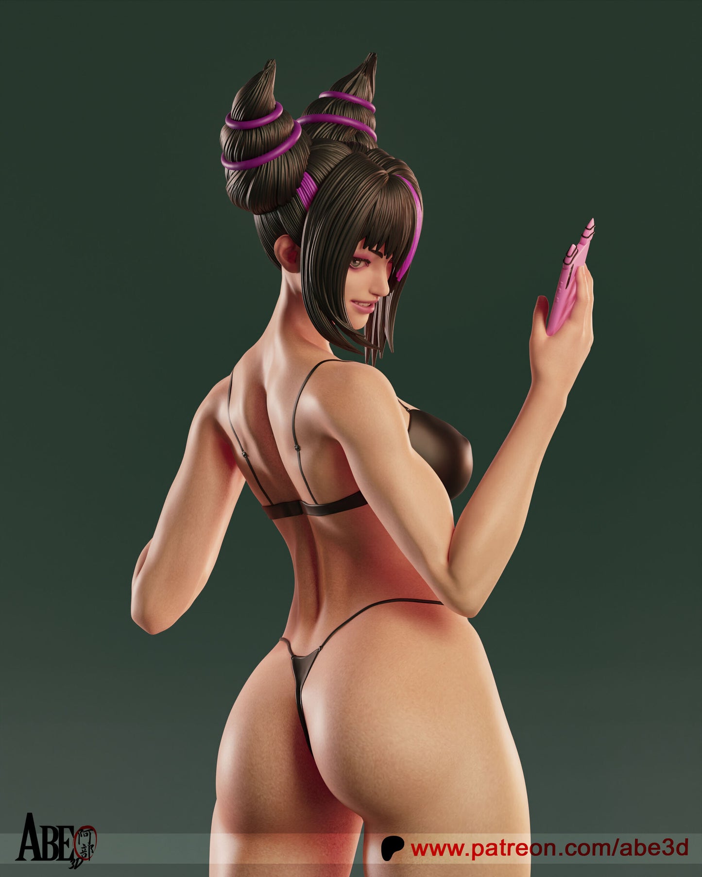 ABE3D -  Juri Han Pajamas, Street Fighter