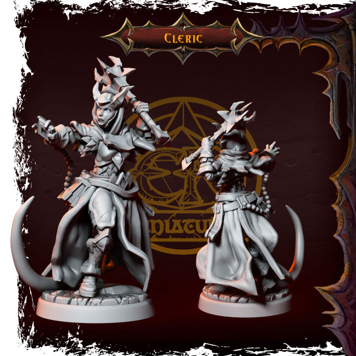 Epic Adventure Miniatures - Infernal Tiefling Heroes 35mm